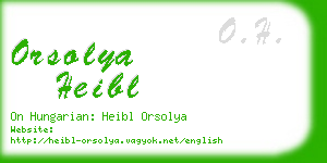 orsolya heibl business card